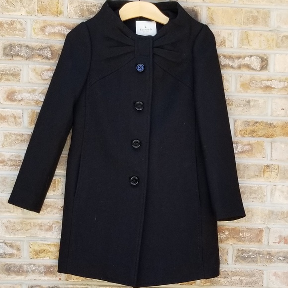 kate spade Jackets & Blazers - Kate Spade | Leopard Lining Wool Pea Coat